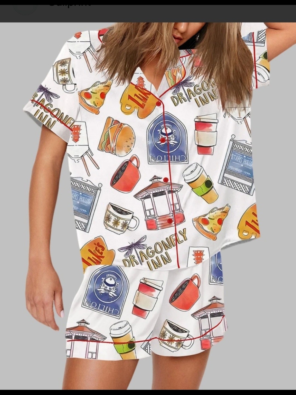 Gilmore Girls Stars Hollow Pajama Set